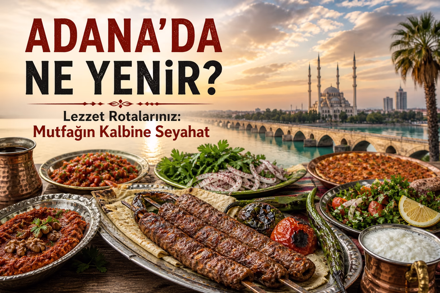 Adana'da Ne Yenir? Lezzet Rotalarınız: Mutfağın Kalbine Seyahat