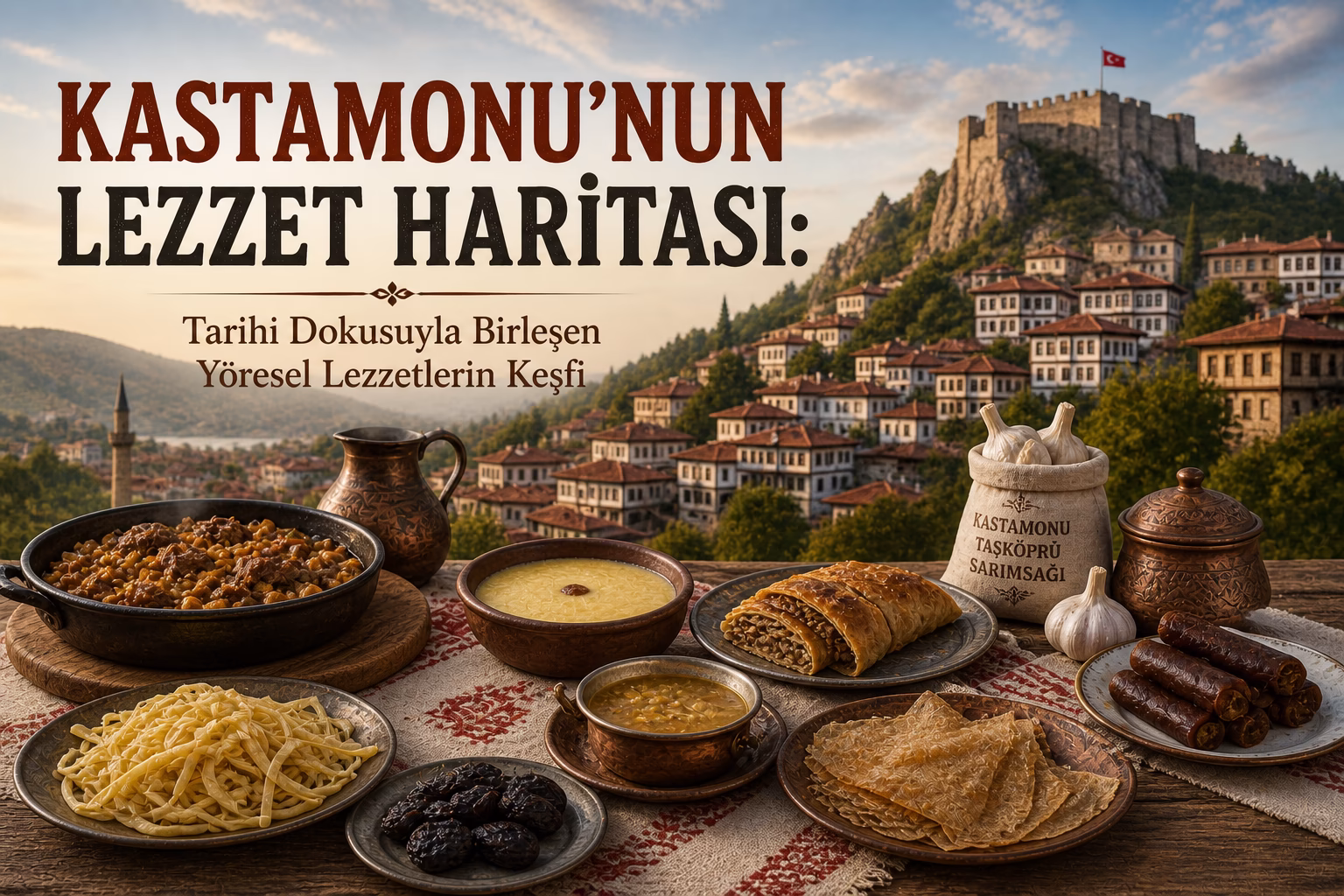Kastamonu'nun Lezzet Haritası: Tarihi Dokusuyla Birleşen Yöresel Lezzetlerin Keşfi